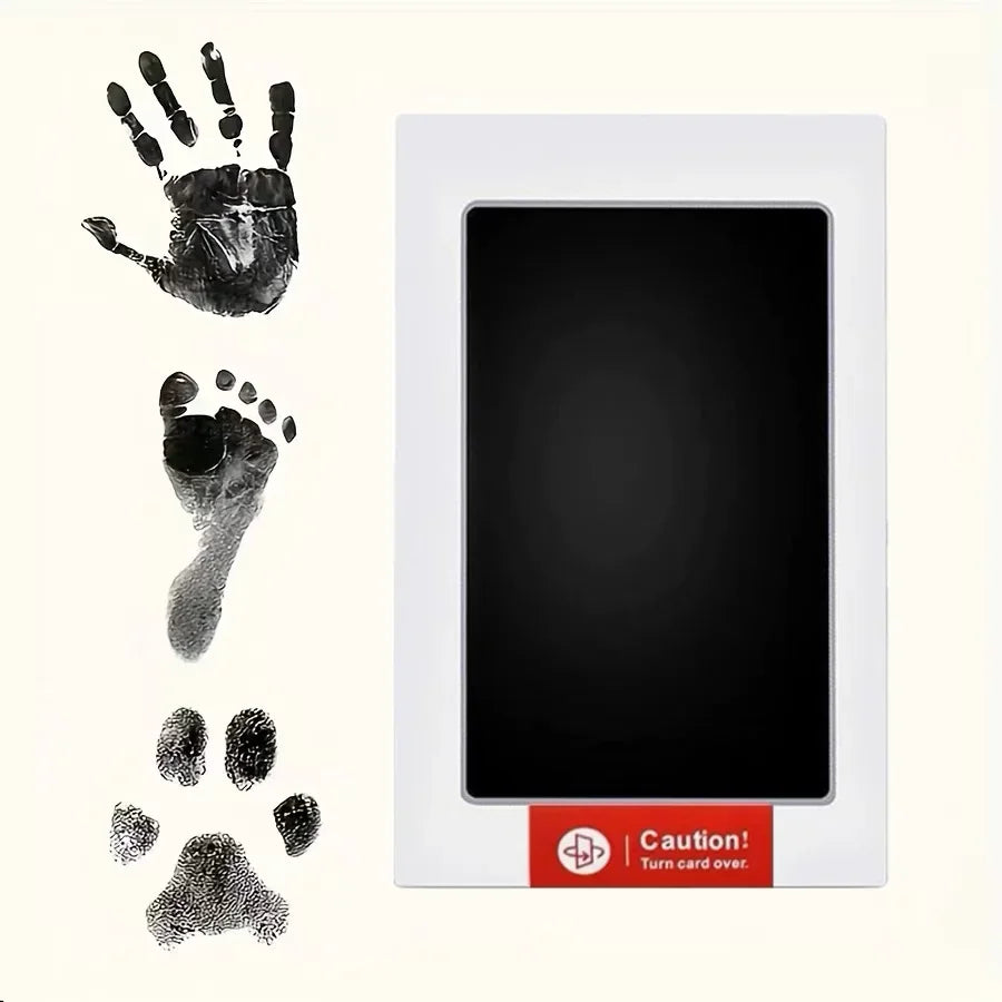 Baby Handprint Footprints Ink Pads for Pet Safe Non-toxic No-Touch Skin Inkless Inkpad Kits Cat Dog Paw Prints Souvenirs Gifts 
