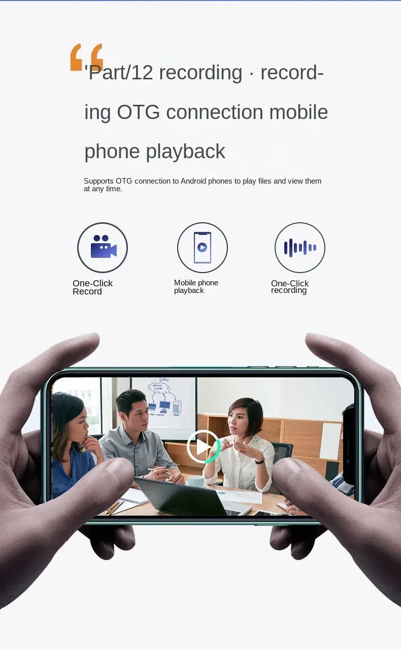 1080P Watch Mini Camera with Audio Recording