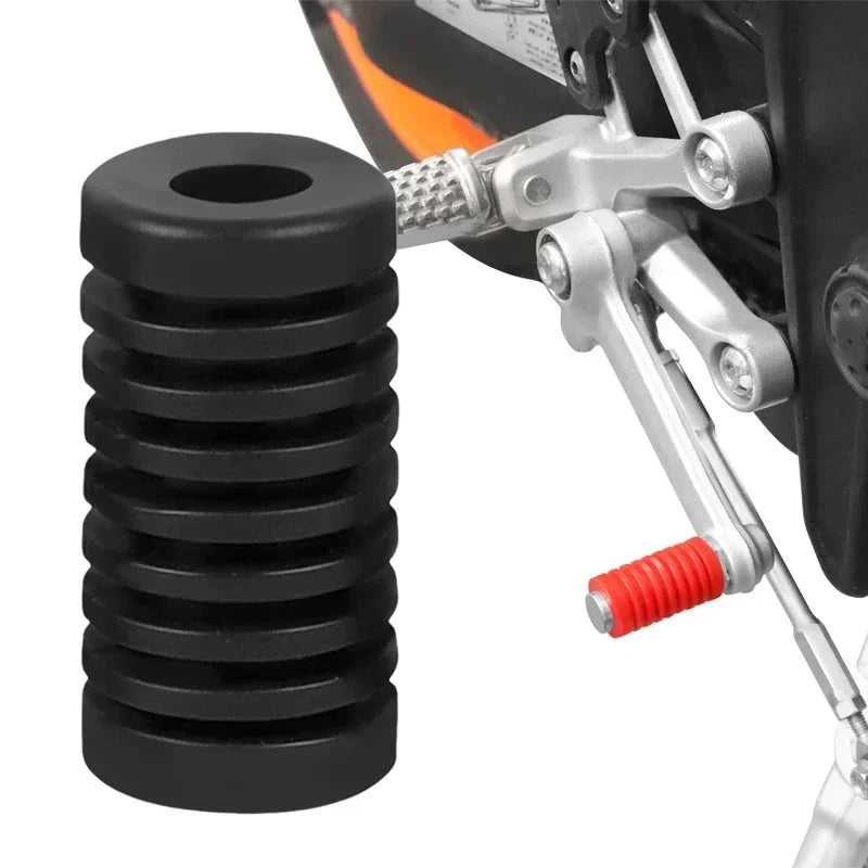 2Pc Universal Motorcycle Gear Shift Shifter Lever Foot Pad Pedal Rubber Cover Moto Start Foot Pegs Pad Motorcycle Accessories 