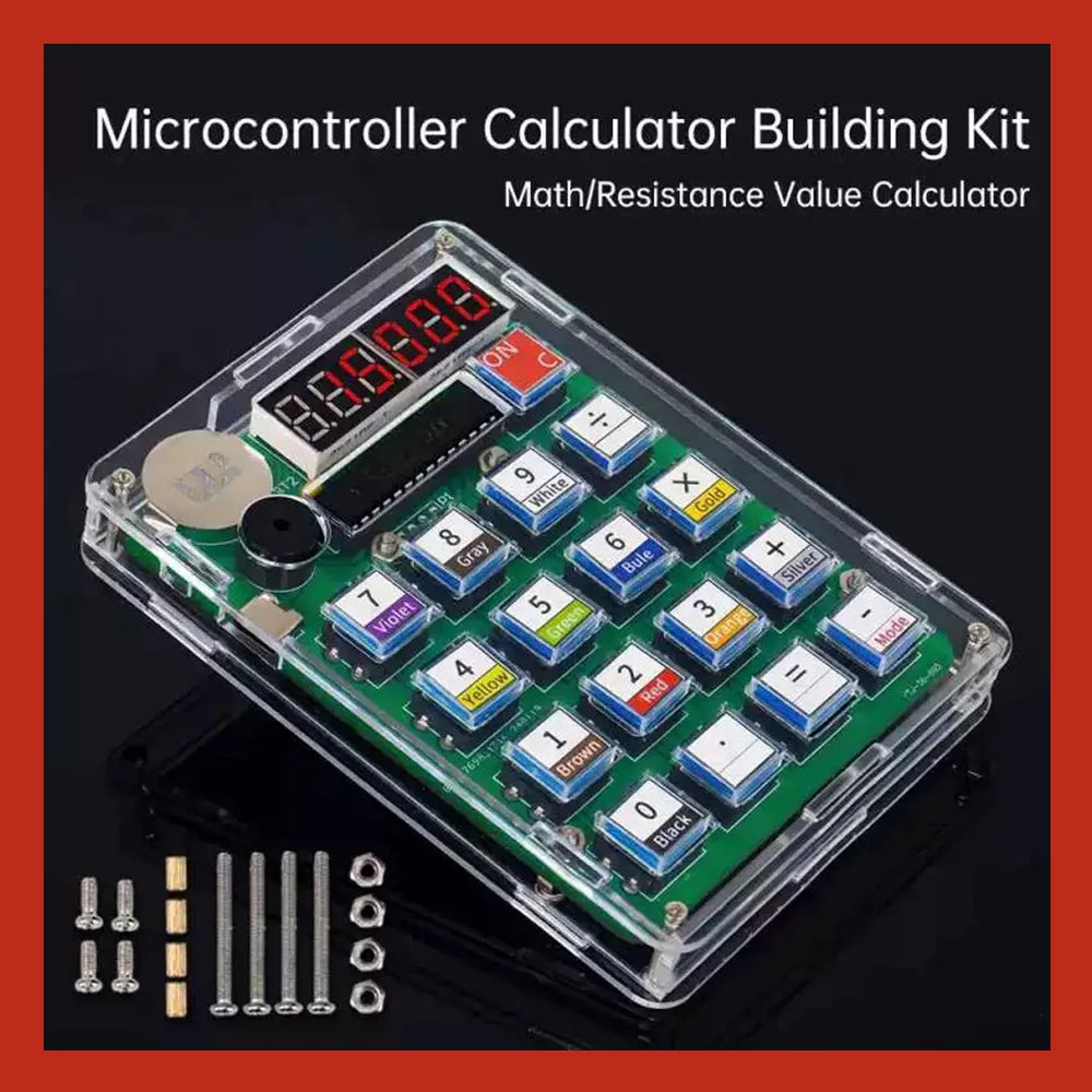 Kit de producție pentru calculator DIY electronic, afișaj LED digital cu  tub, microcomputer cu un singur cip, practică de sudare