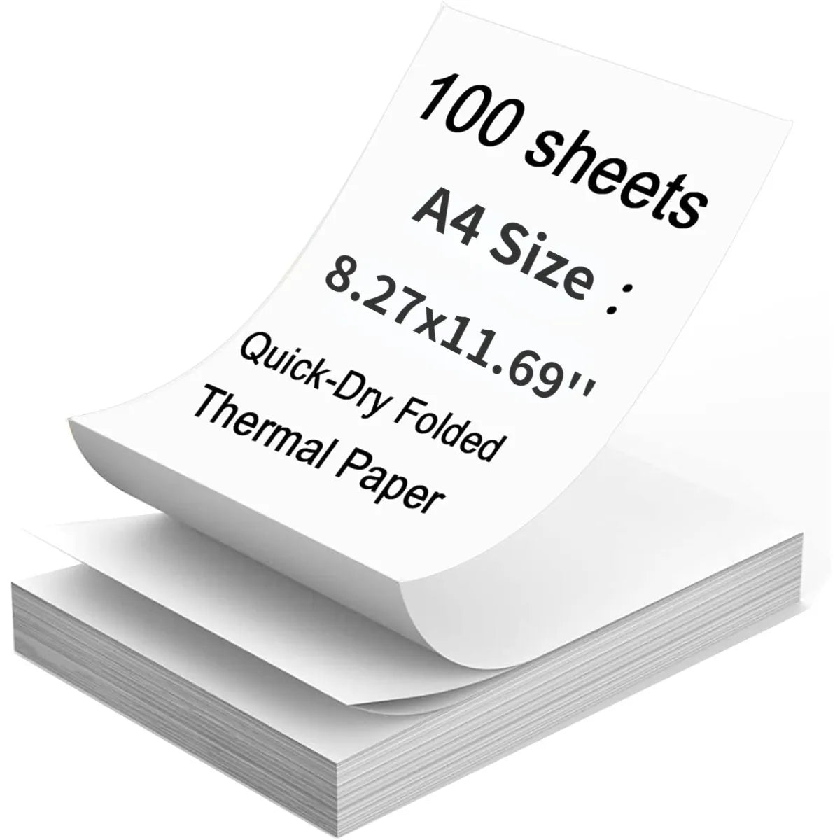 A4 Thermal Printer Paper - 100 Pieces