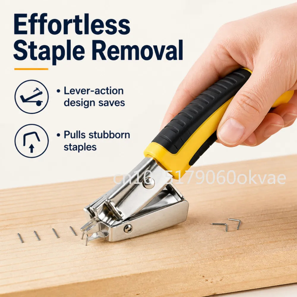 Upholstery Staple Puller with Leverage Handle
