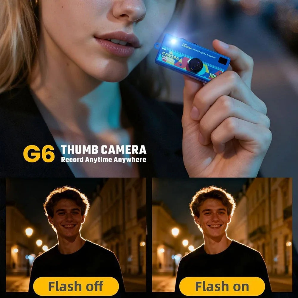 Mini Keychain Camera with 0.96-Inch Screen