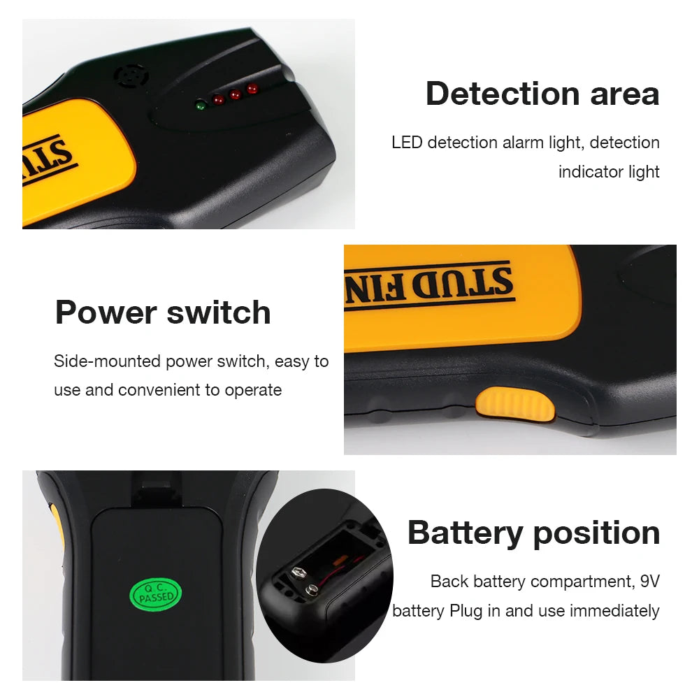 Handheld Wall Metal and Live-Wire Scanner