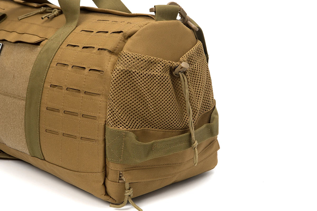 40L Tactical Travel Backpack with Shoe Compartment and MOLLE Webbing