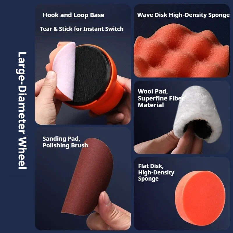 Car Polishing Machine Wireless Polishing and Waxing Artifact Polishing