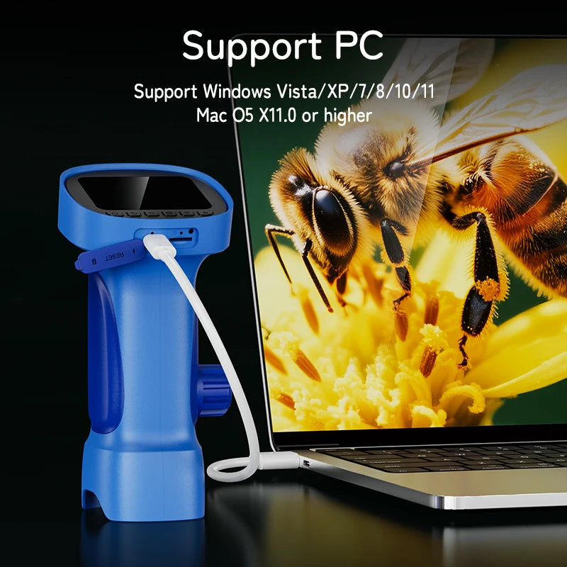 2.4-Inch Handheld Digital Microscope for Kids