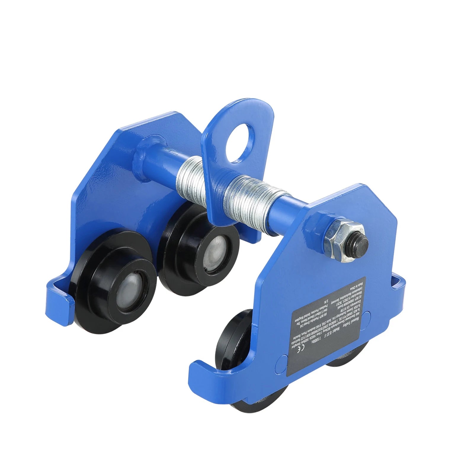 Adjustable Manual Beam Trolley 0.5–2 Ton Dual Wheel Hoist