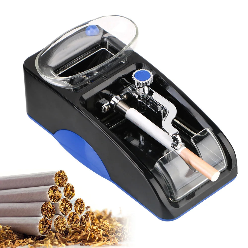110V/230V Electric Automatic Cigarette Rolling Machine Cigar Roller Smoking Tool EU US Plug Injector Maker DIY Accessories 