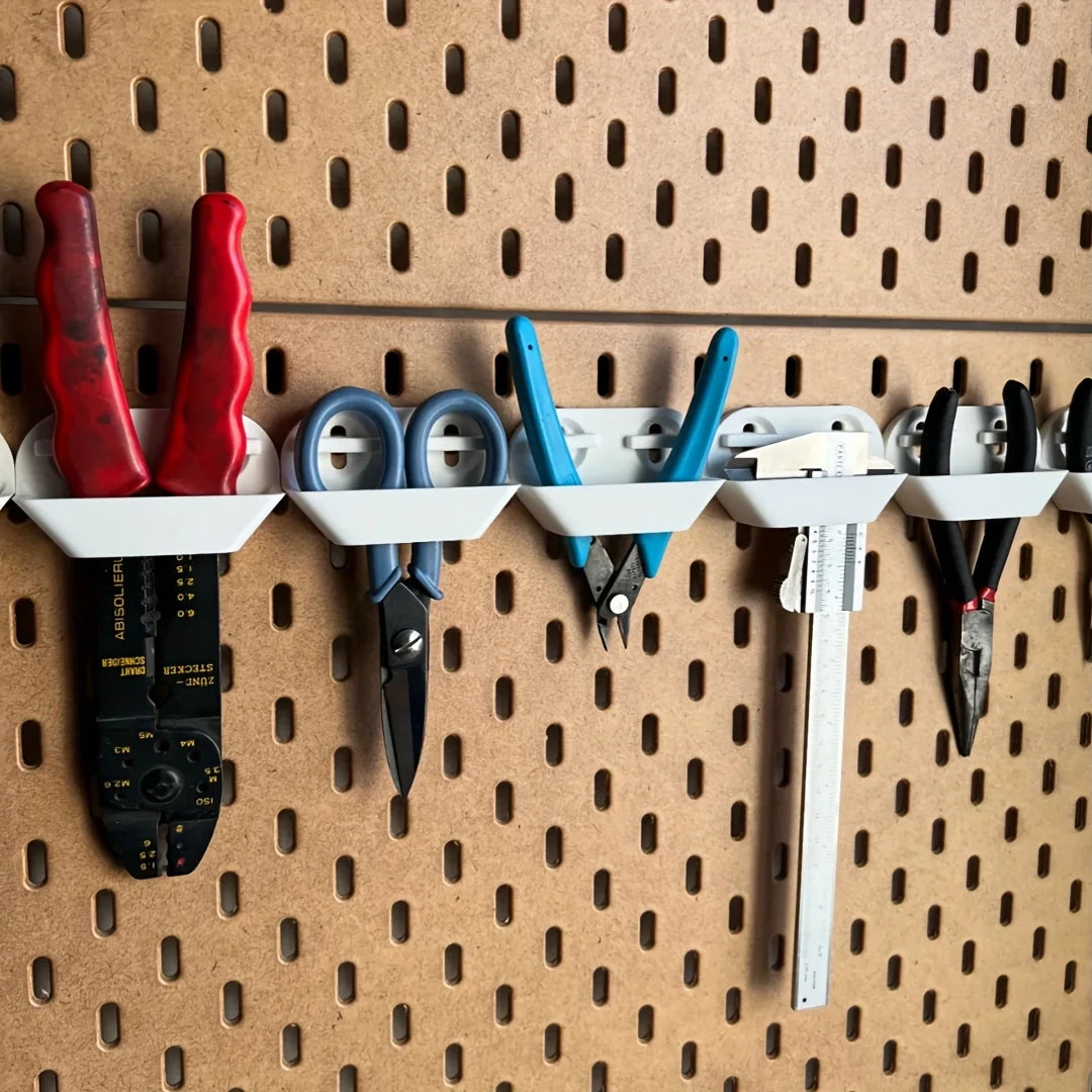 Pegboard Storage Holder, Two/Three-Level Options