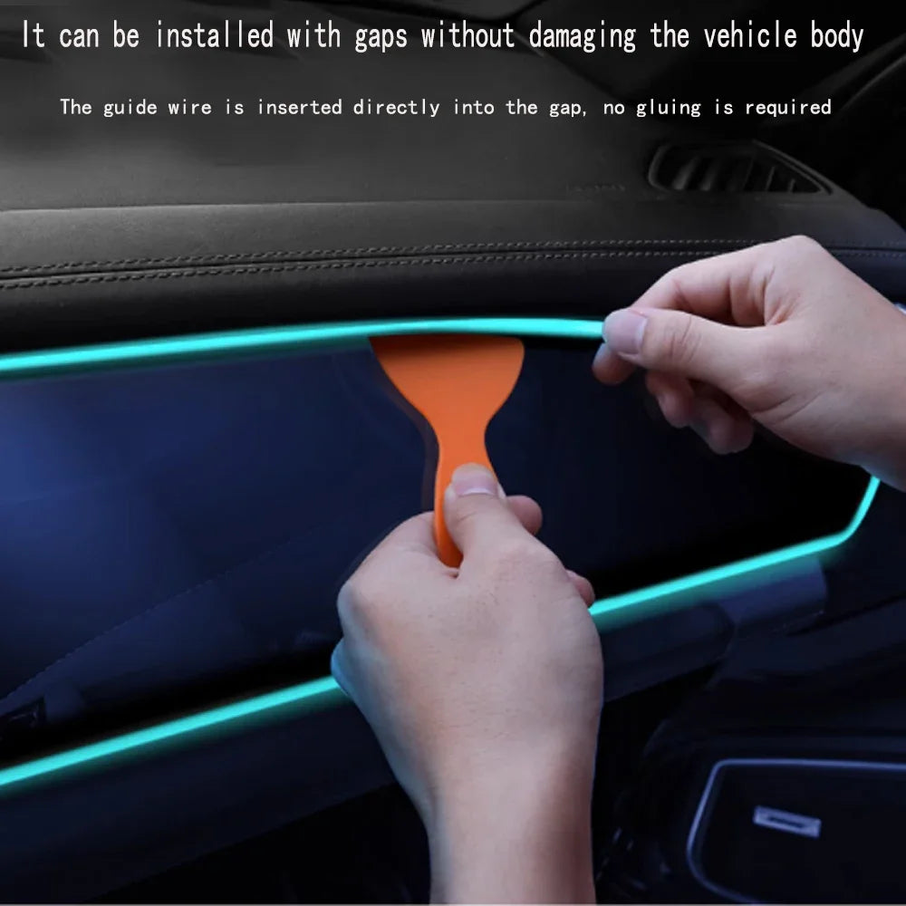 5V USB LED Strip Car Interior Ambient Light Tube