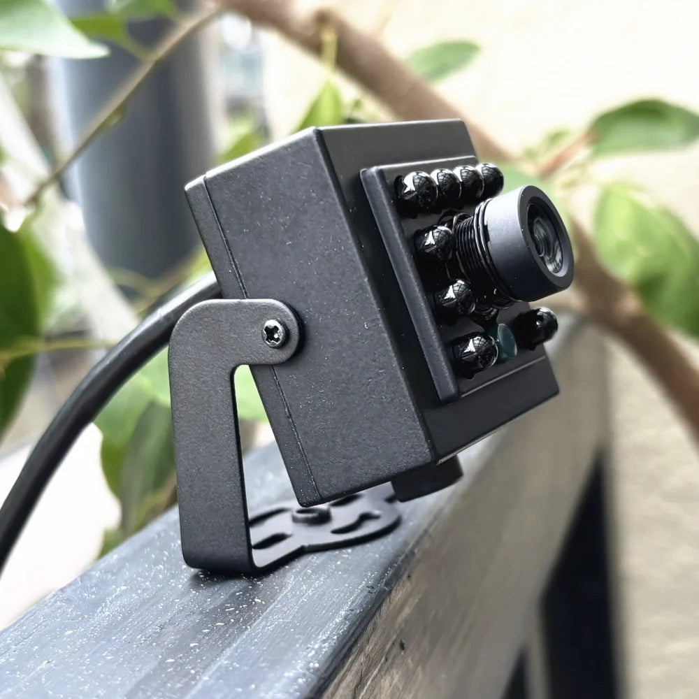 5MP Mini-Panoramapro PoE-Sicherheitskamera mit Nachtsicht, Audio & ONVIF