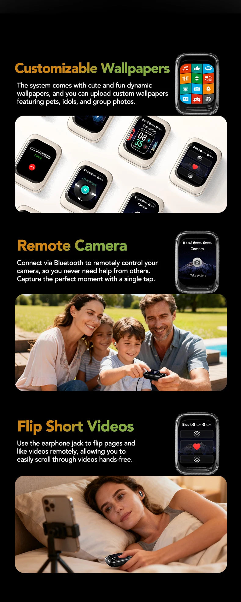 Sliding Cover Bluetooth Wireless Earbuds with ANC and AI Translation