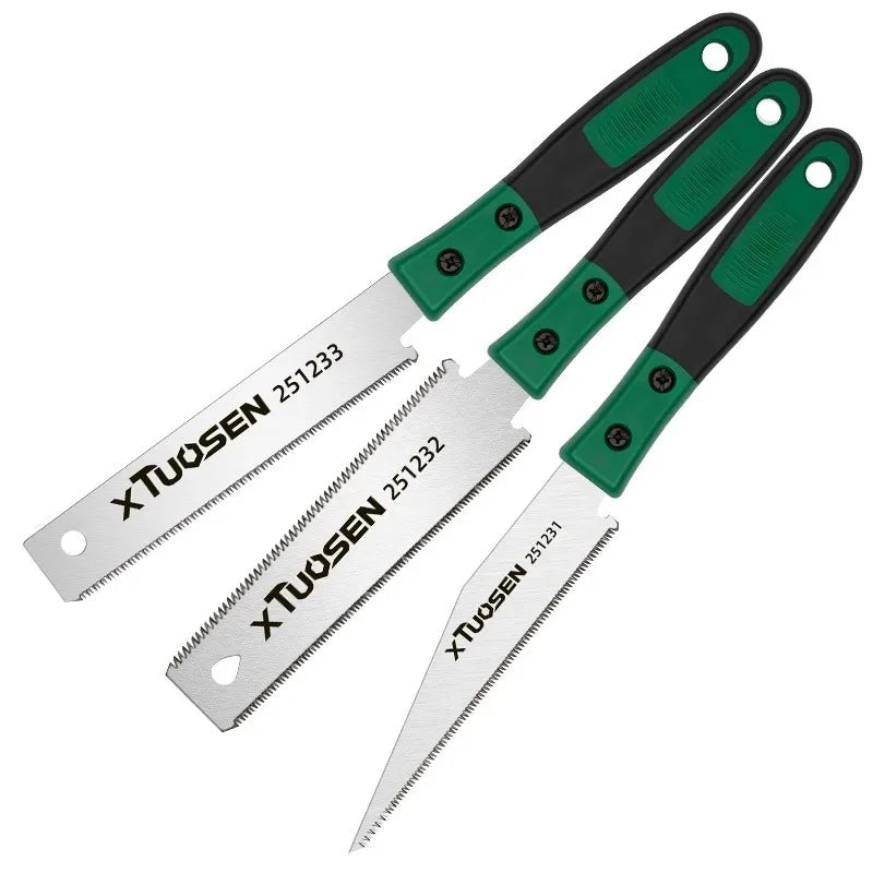 Mini scie à main polyvalente pour couper bois, plastique et branches, outil de bricolage pour menuiserie à domicile