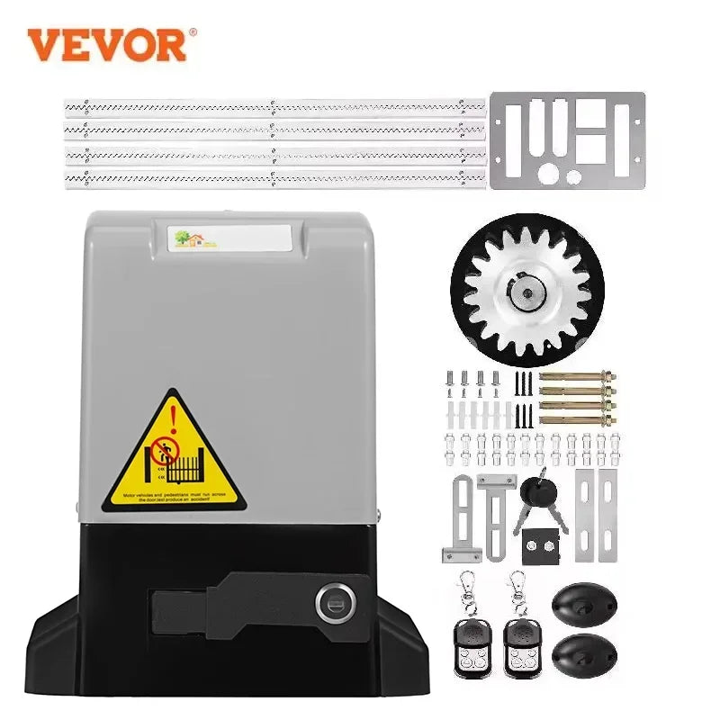 Automatic Sliding Gate Opener Kit 600kg with Remote & 4m Rack