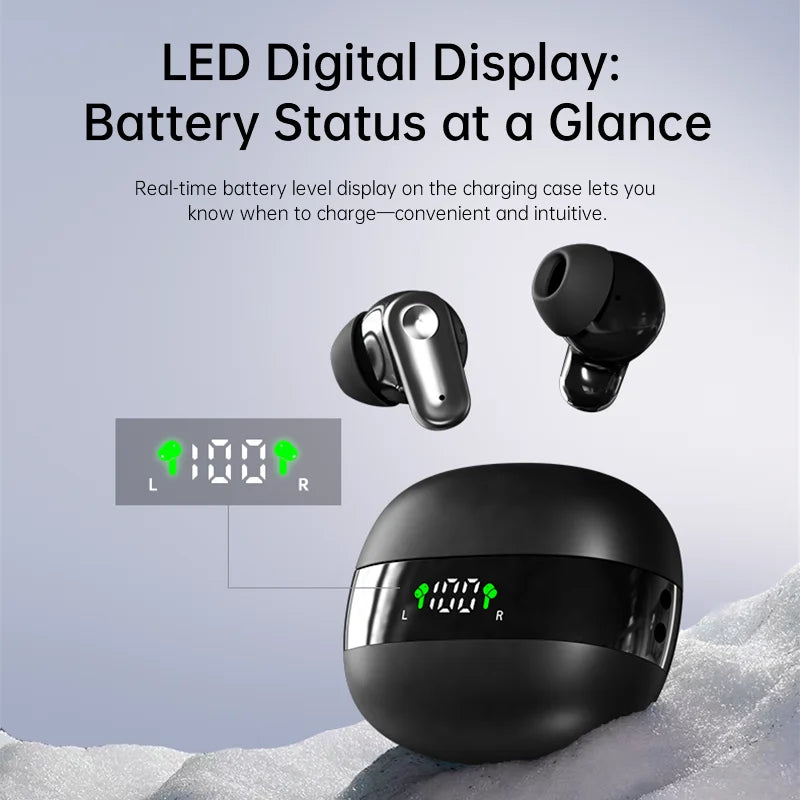 MINI550 Wireless Headphones with LED Display