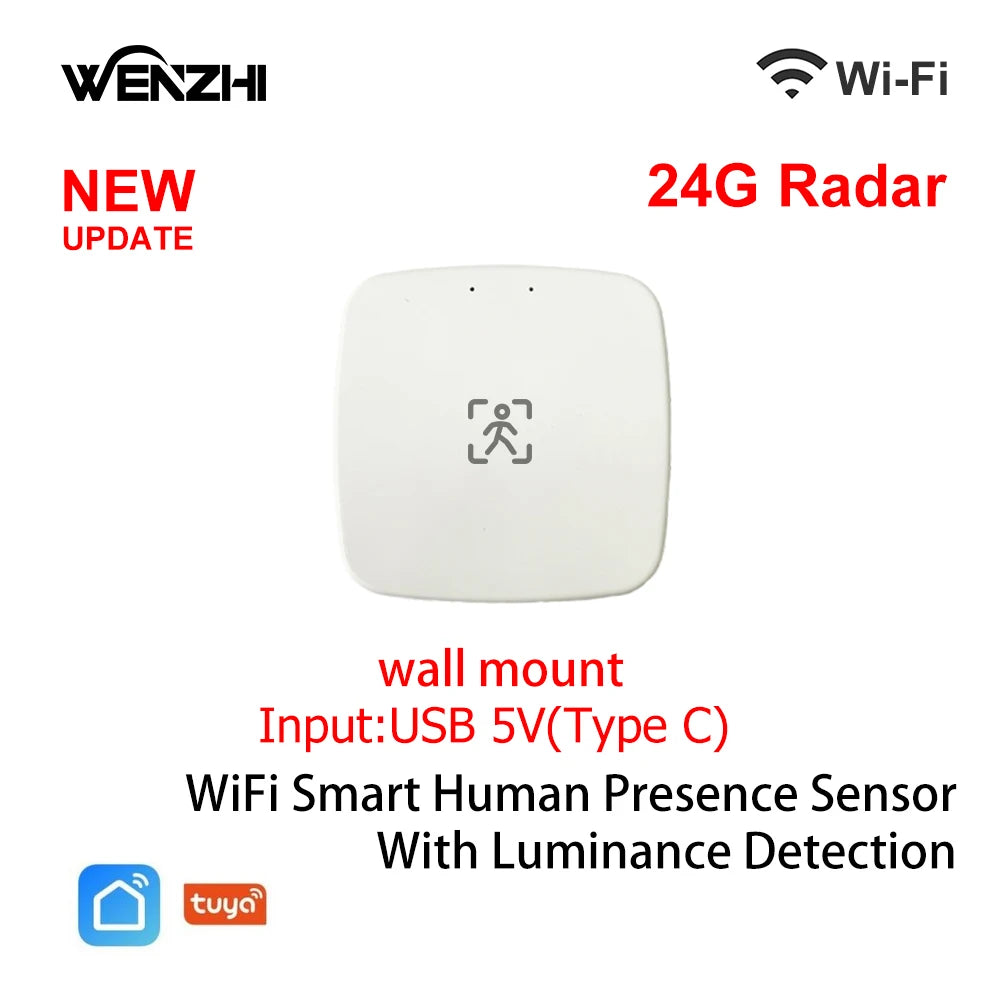 Tuya mmWave Presence Sensor - Mount and Radio Options