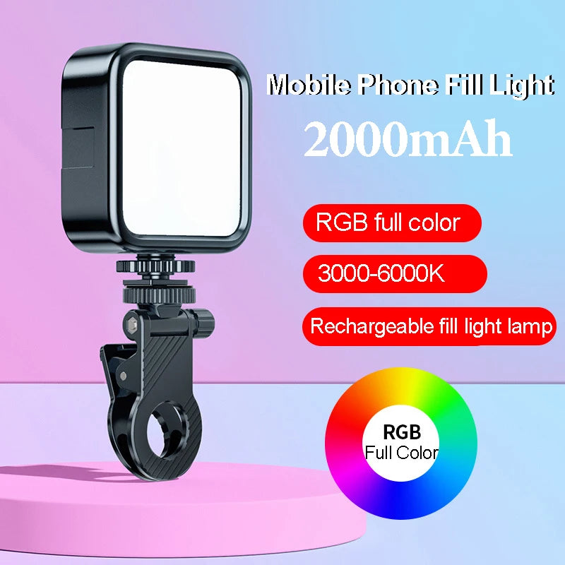 Rechargeable Ring Light - RGB and Tricolour Options