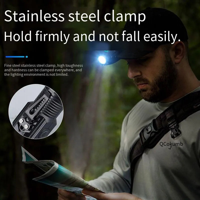S01 Rechargeable Mini LED Clip Flashlight