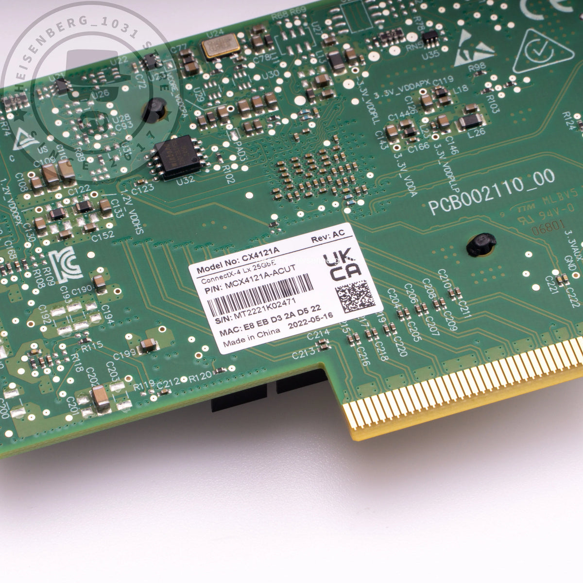 MCX4121A Dual-Port 25GbE SFP28 Network Card