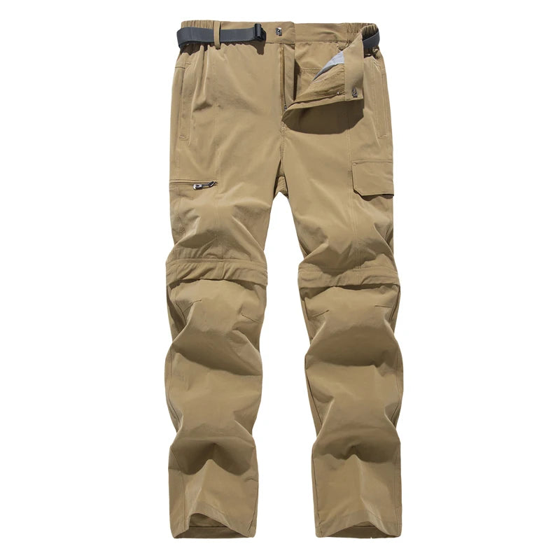 Pantalon de randonnée pour homme Fanuocetar amovible, sèche rapidement, camping, trekking, activités outdoor, pantalon stretch résistant aux rayures