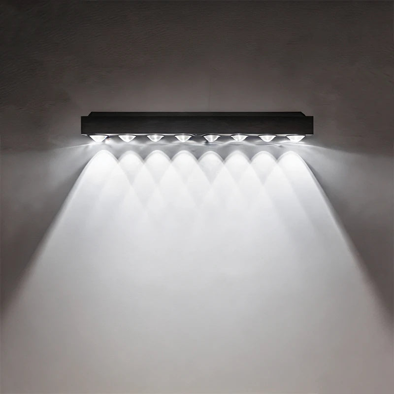 Solar LED Wall Accent Light, 4/8-LED Options