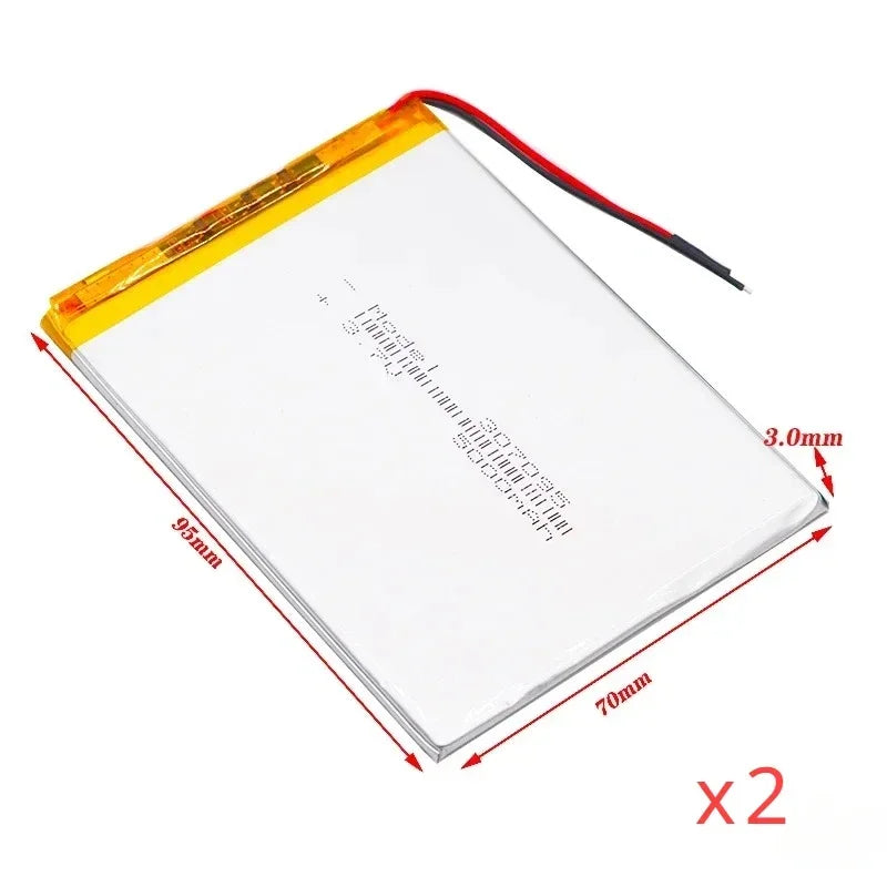 Rechargeable 5000mAh 3.7V Li-Polymer Battery 307095/357095