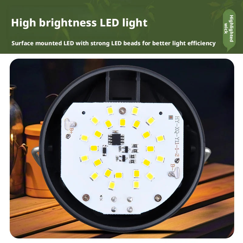 Portable Camping Lantern with Light Colour Options