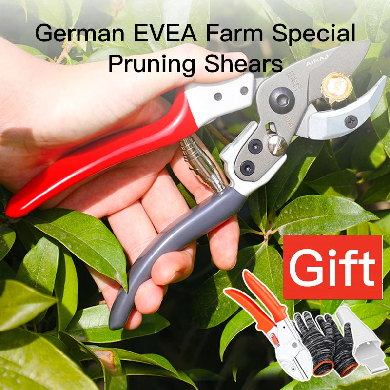 PTFE-Coated Bypass Garden Pruning Shears