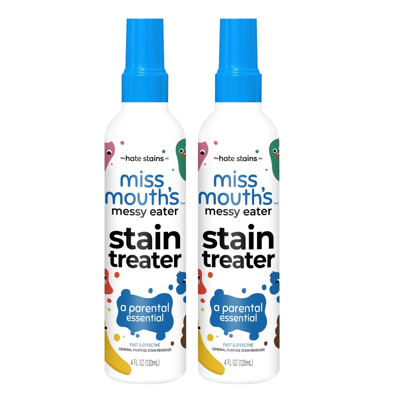 1/2/3pcs Stain Remover for Clothes,120ml Fabric Stain Remover Spray for Carpets,Dust Bleached Decontamination Treater Spray 