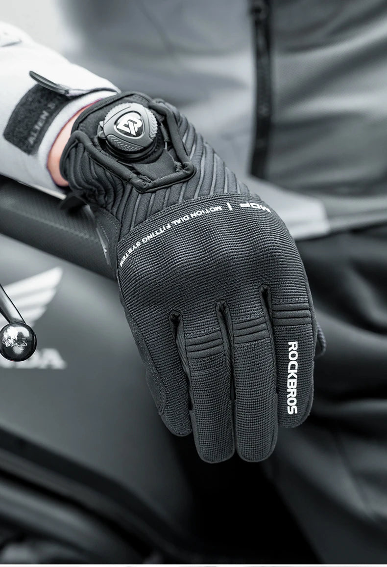 Full Finger Cycling Gloves with Shock-Absorbing Palm Pad