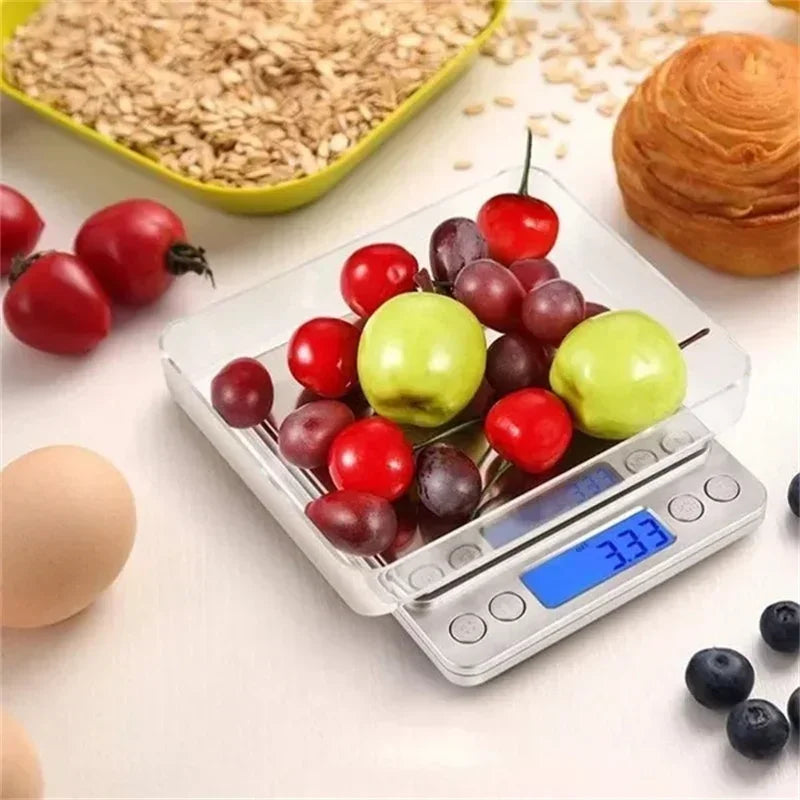Digitalna kuhinjska tehtnica 3 kg – baterije ali USB
