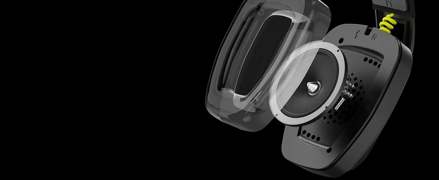 BINNUNE BW06 2.4GHz Wireless Gaming Headset with Mic for PS5 PS4 PC Mac Playstation Bluetooth Gaming Headset with Microphone 