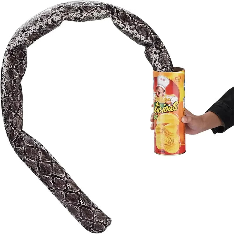 Prank Snake Toy in Potato Chip Can 🐍 