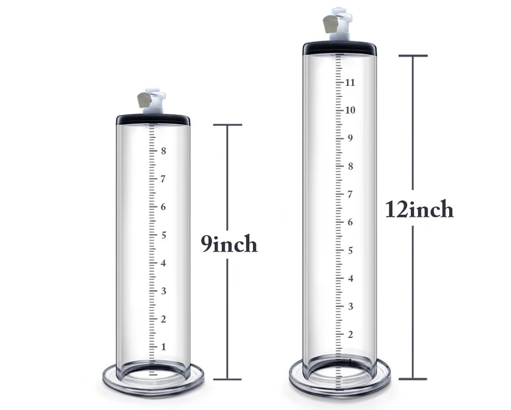 Akrilik Penis Pompası Manuel Vakum Penis Büyütücü