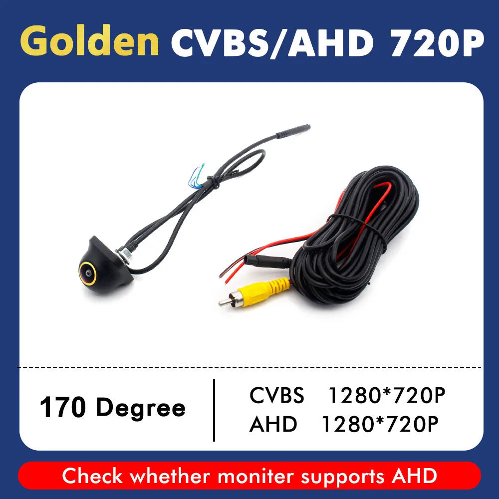 Wide-Angle AHD/CVBS Vehicle Camera