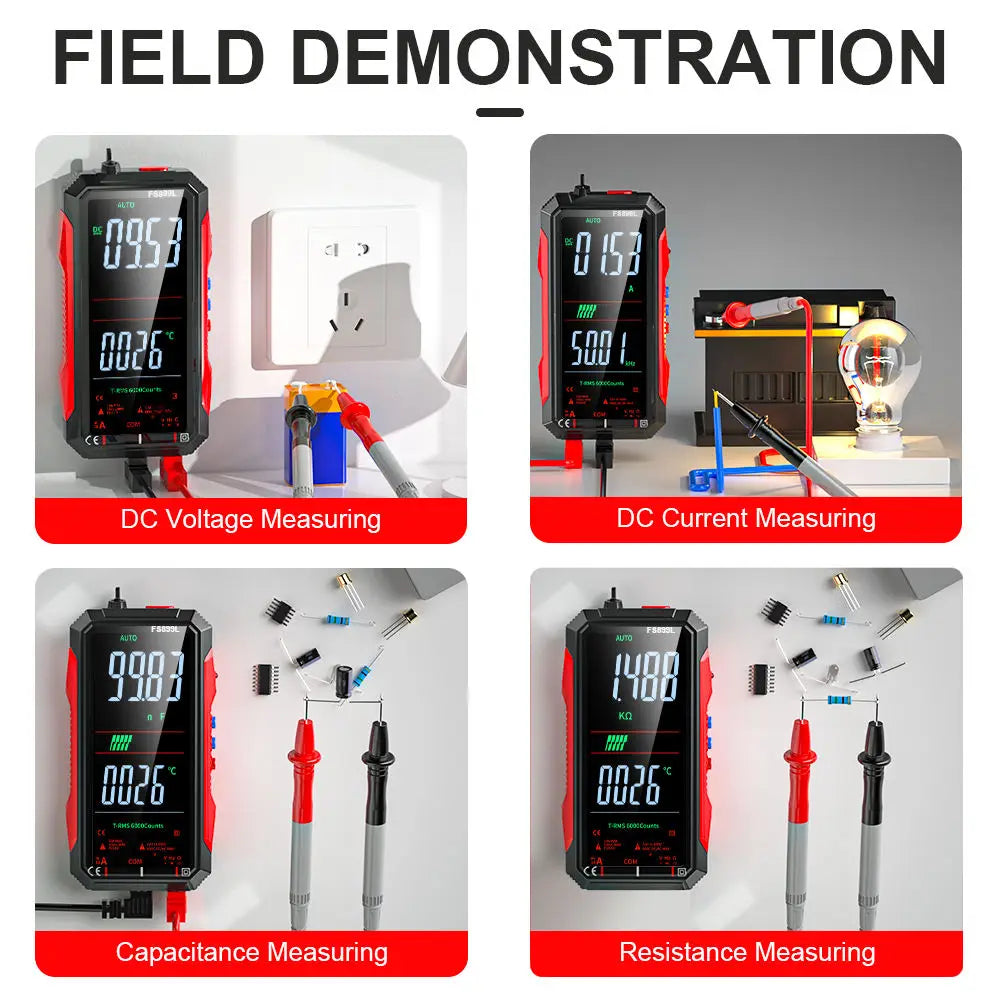 Rechargeable Colour-Screen Digital Multimeter