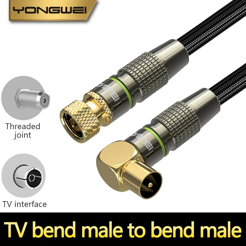 TV Aerial/RF Cable, Connector and Length Options