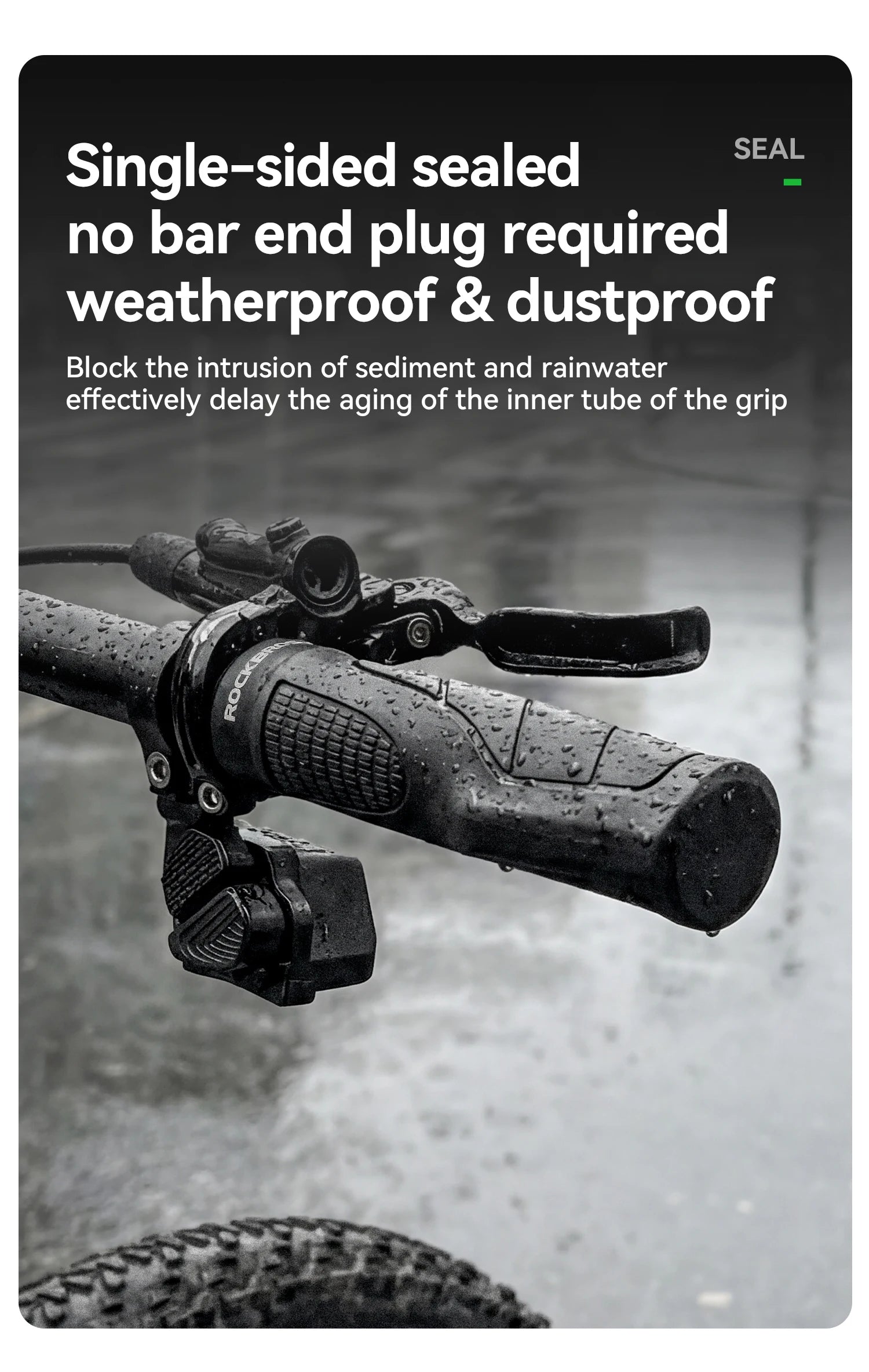 Shockproof Anti-Slip Bicycle Grips 13cm Comfortable Handlebar Cover