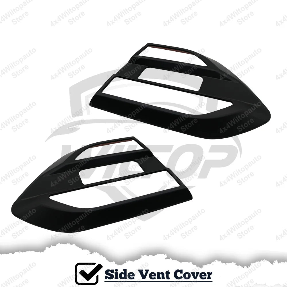HeadLight Covers Side Vent Guard Trim Tail Lights Cover For Ford Ranger 2015-2022 Wildtrak XLT XLS XL Door Handle Insert Bowl