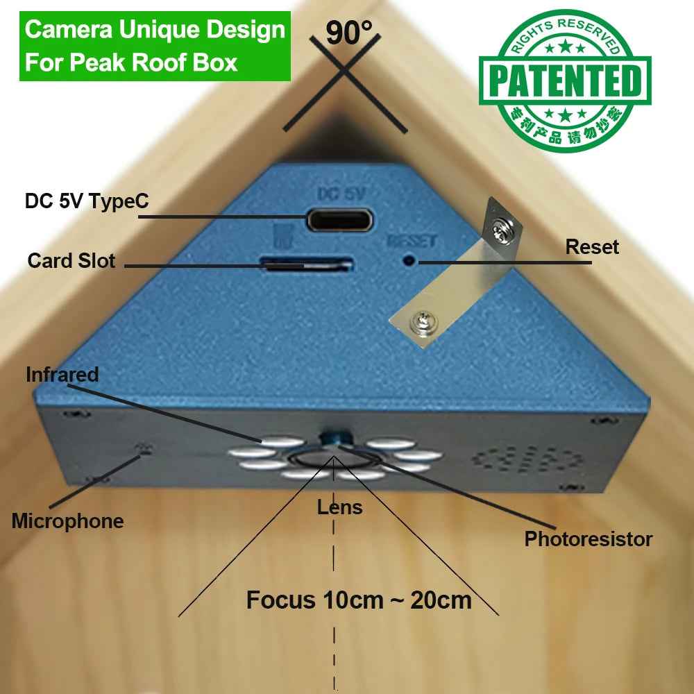 Wi-Fi Birdhouse Camera - Card Options