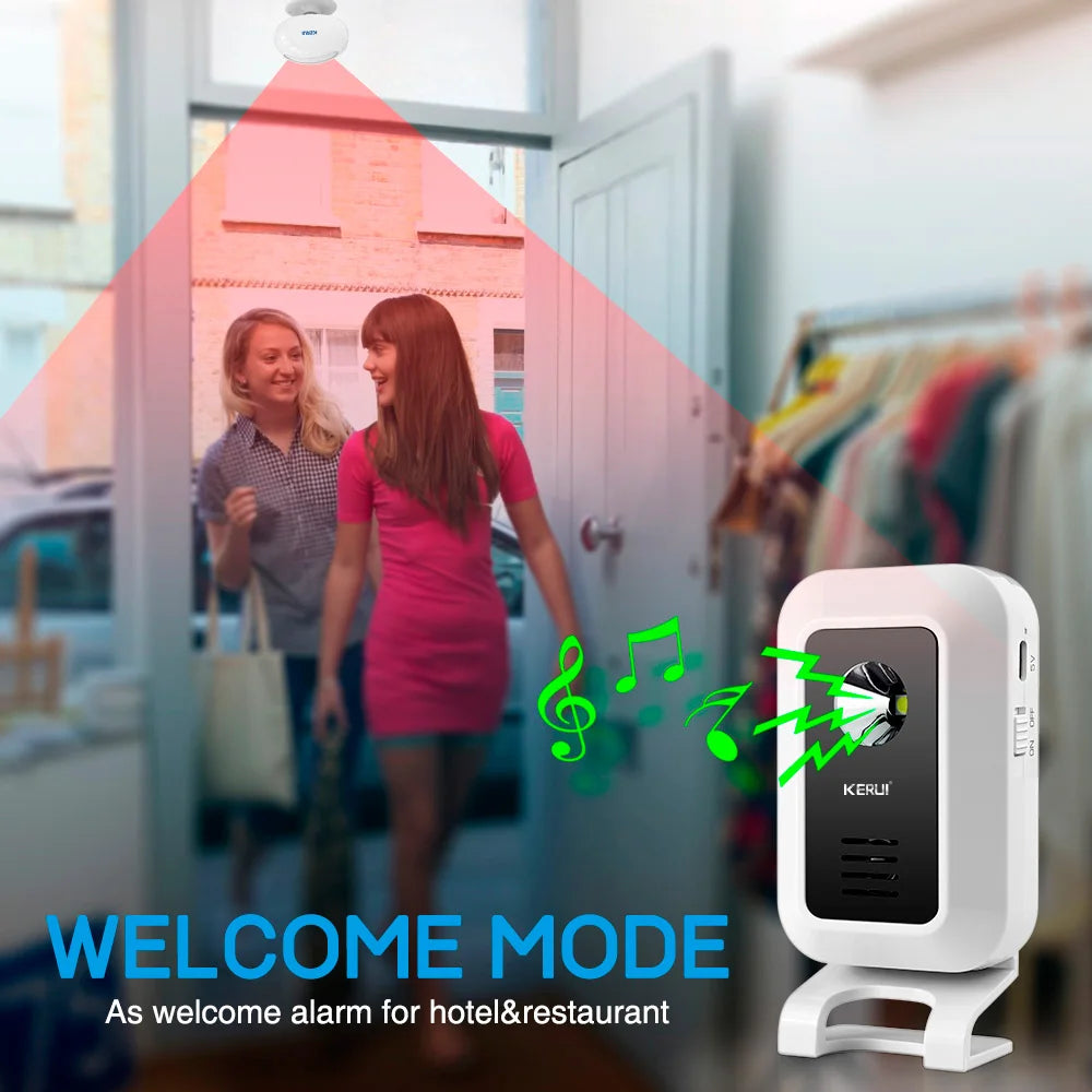 Wireless PIR Motion Chime, Kits or Add-On Units