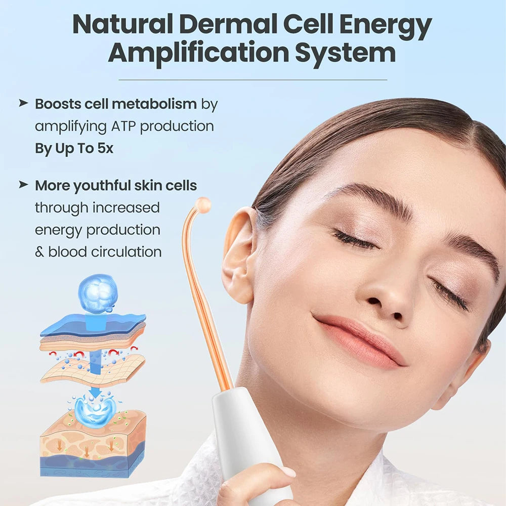 Wysokoczęstotliwościowa elektroterapia do twarzy do odmładzania skóry