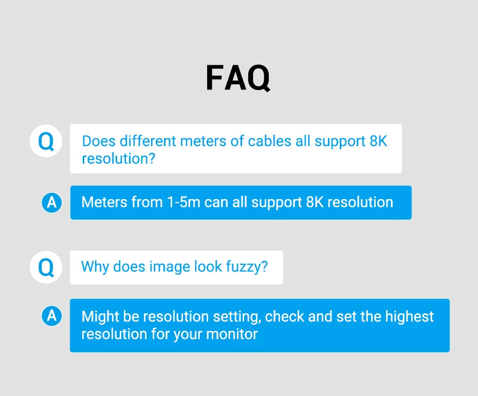 DisplayPort Cable - DP 1.2 and 1.4 Options
