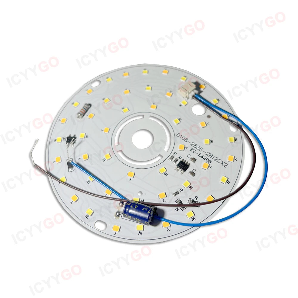Plošča za stropno LED-svetilko 220 V brez gonilnika z lečo