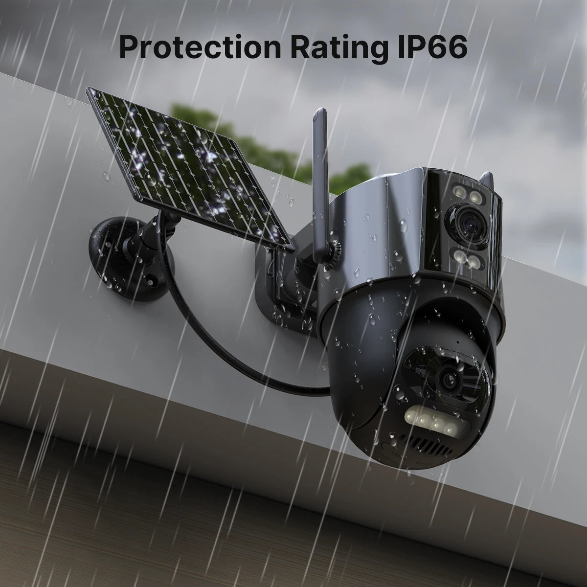 4G Solar PTZ Security Camera with Auto Tracking and 24/7 Recording