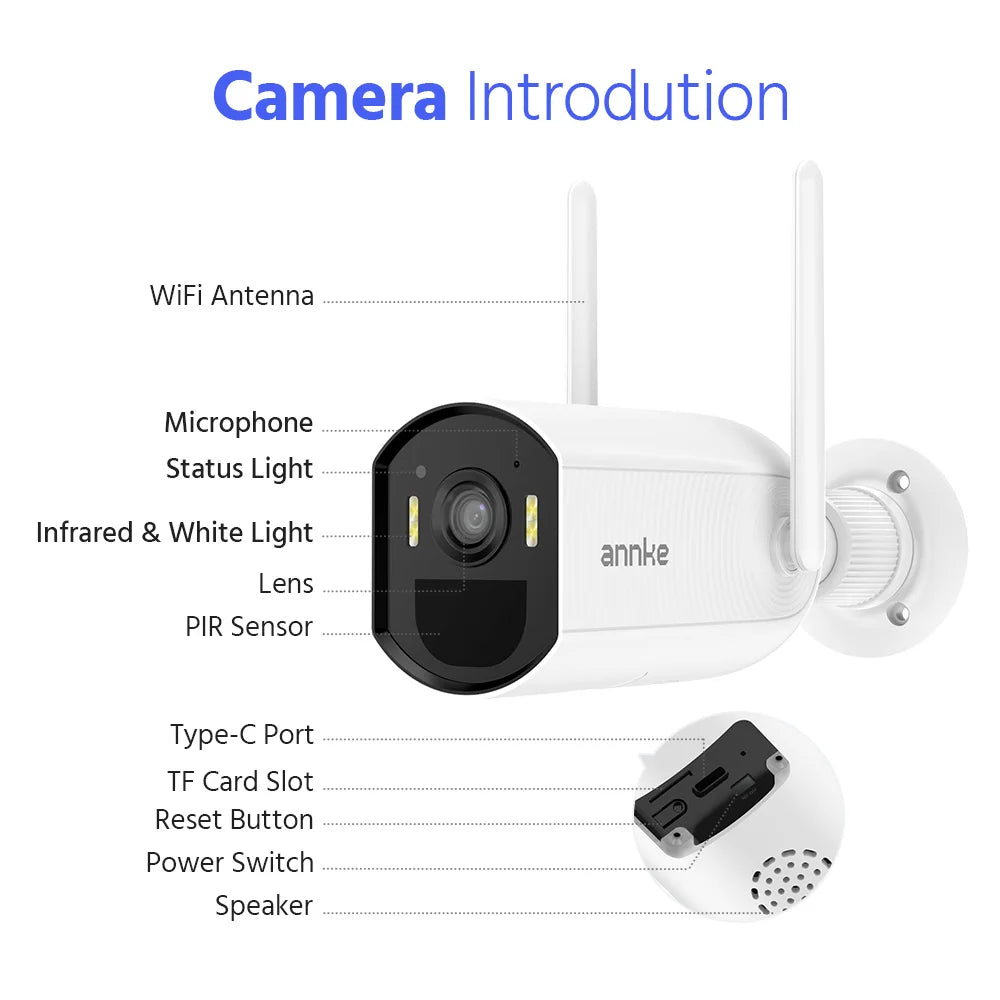 4MP Solar Wireless Security Camera System with 16CH NVR