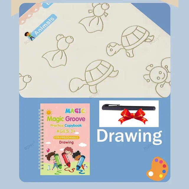 Grooved Handwriting Practice Books, Language Options
