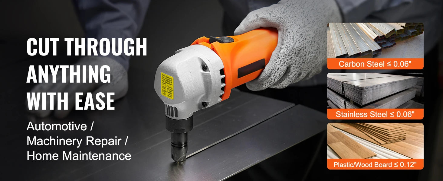 550W Blechknabberer 2200 U/min Elektroschneider mit 360°-Kopf
