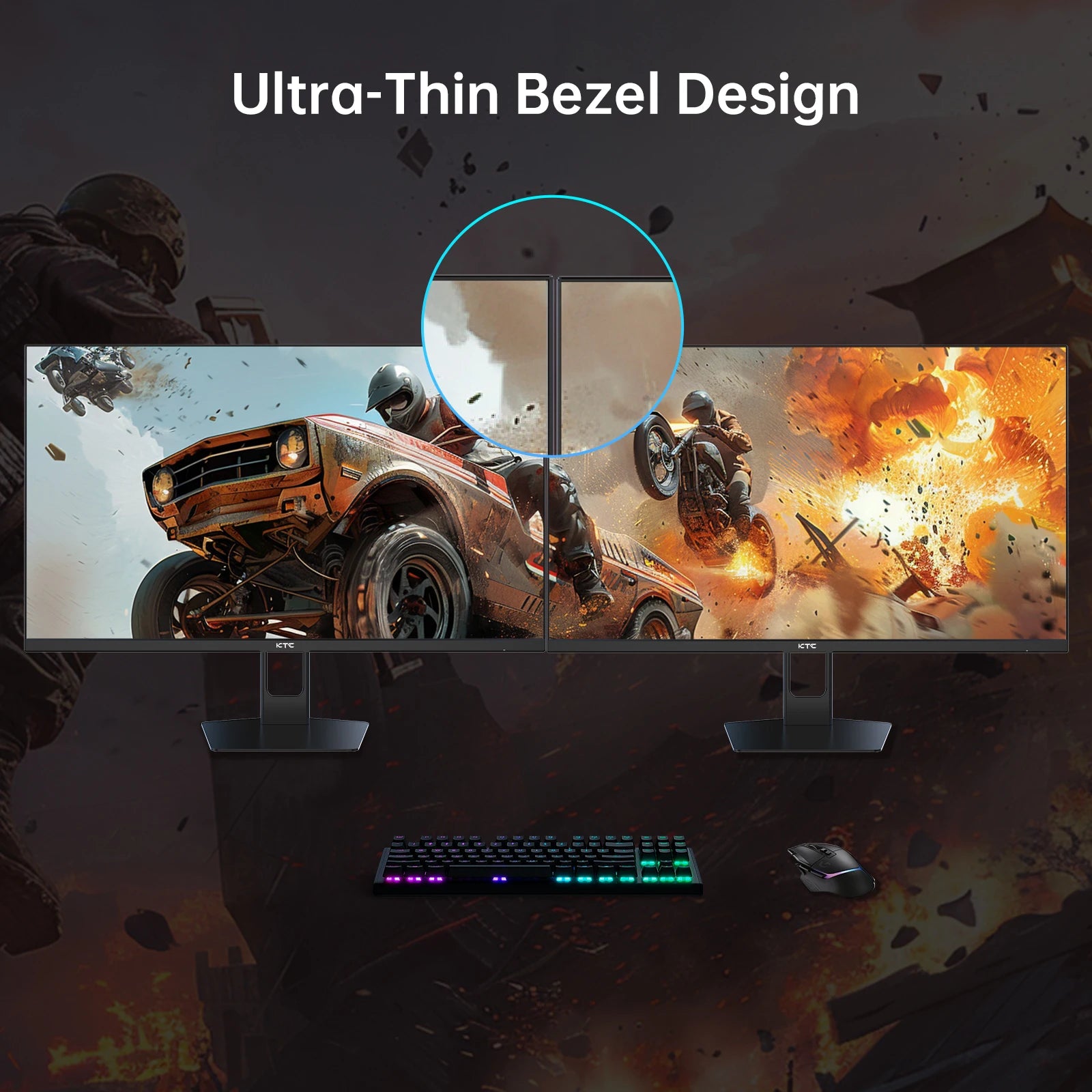 KTC H27T22C 27" Gaming Monitor 180Hz QHD Fast IPS